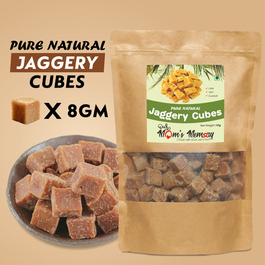 Jaggery Cube 1 kg | Pure, Natural, No Preservatives Added, Jaggery Cube, Gud Jaggery, Desi Jaggery (Gur, Gud)