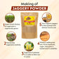 Jaggery Powder 500 gm | Crushed Granular | Nutrient Rich Organic Gud Powder | Hand-Crushed Jaggery Powder